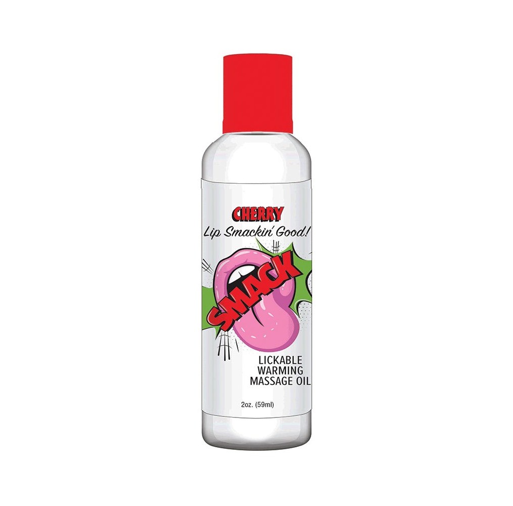 Smack Warming Massage Oil-Cherry 2oz
